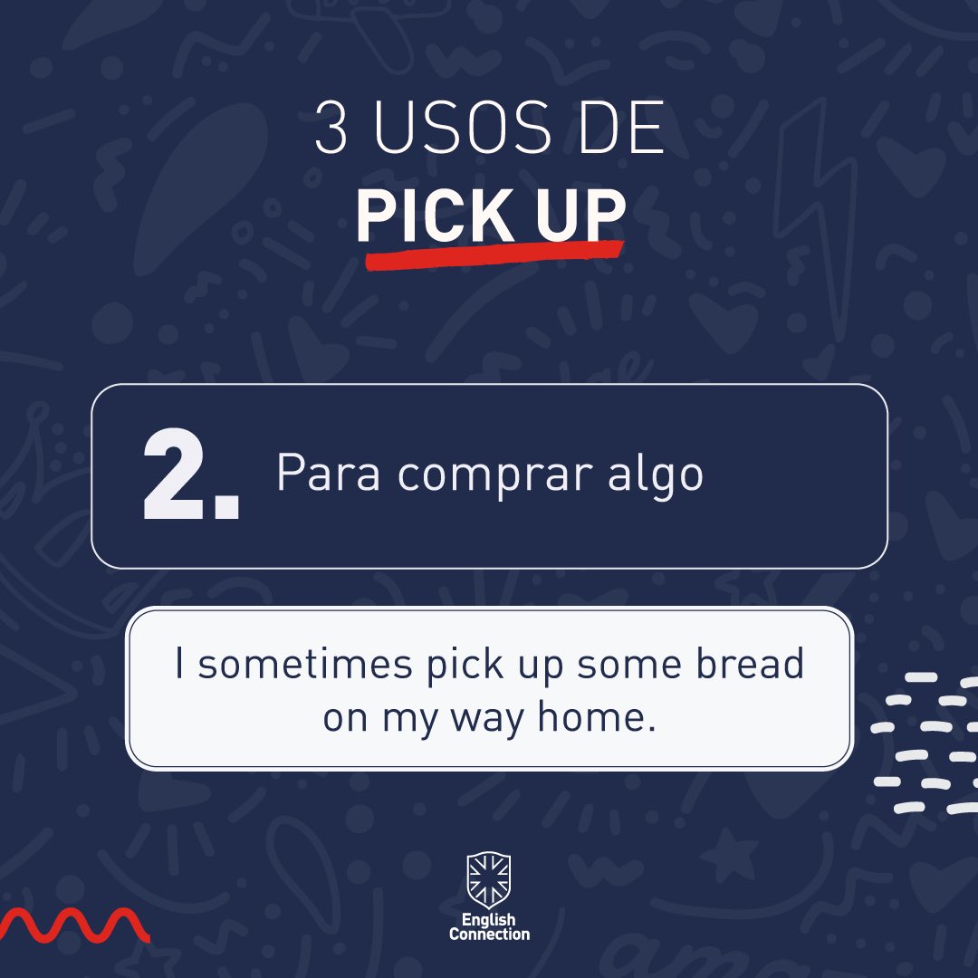 AcademiasEC's tweet image. ‼️ Pick up es un #phrasalverb que tiene múltiples significados y formas de utilizarse. Os dejamos sus 3 usos principales para que los podáis usar correctamente 😉

#inglés #puckup #aprender #felizmartes