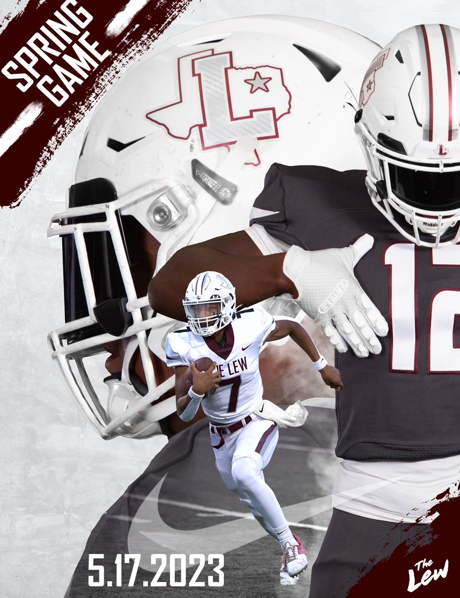 LHSFball's tweet photo. 🚨: Maroon vs White Spring Game
📆: Wednesday, May 17th 
📍: Max Goldsmith Stadium 
🕰️: 6:30 pm https://t.co/hAZgQLNv28