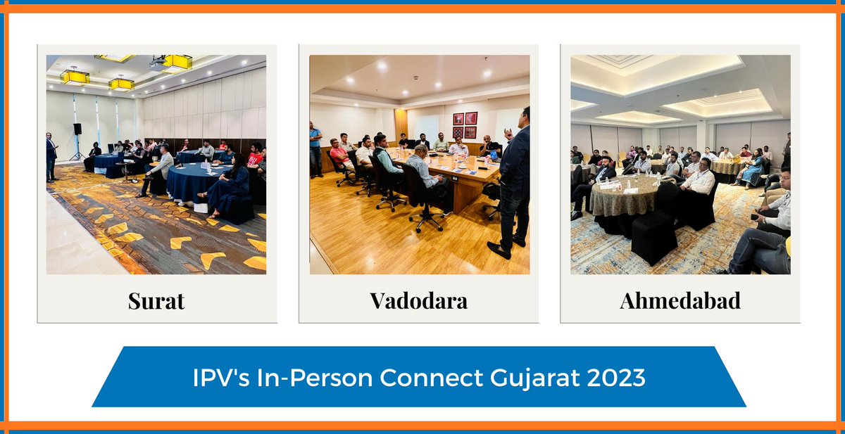 We appreciate all attendees for their contributions to IPV's Investor Meet Gujarat '23. The in-person events connected investors and showcased investment opportunities.
Join us at IPV Connect in Pune (lnkd.in/dUE-3mc7) and in Mumbai (lnkd.in/d2hUQyva).