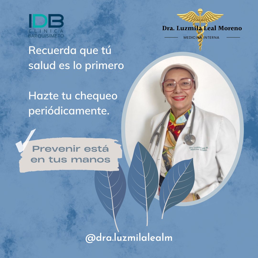 luzmilaleal's tweet photo. Nuevamente recordando que el tiempo es clave ⏳Acudir periódicamente a consulta es fundamental 👩🏻‍⚕️ Prevenir está en tus manos 🙏🏻 Pide tu cita 🤳🏻 a través del 0414-5097741 Estoy ubicada en la Clínica IDB, en la calle 34 con carrera 19 y 20, Barquisimeto estado Lara 🏥 https://t.co/TsJutR5zT7