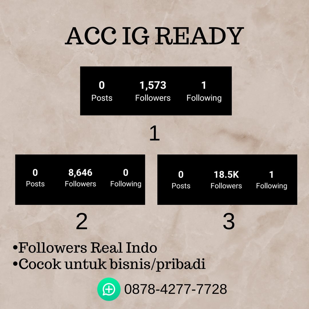 Jual Akun Instagram | Hiyori tweet media
