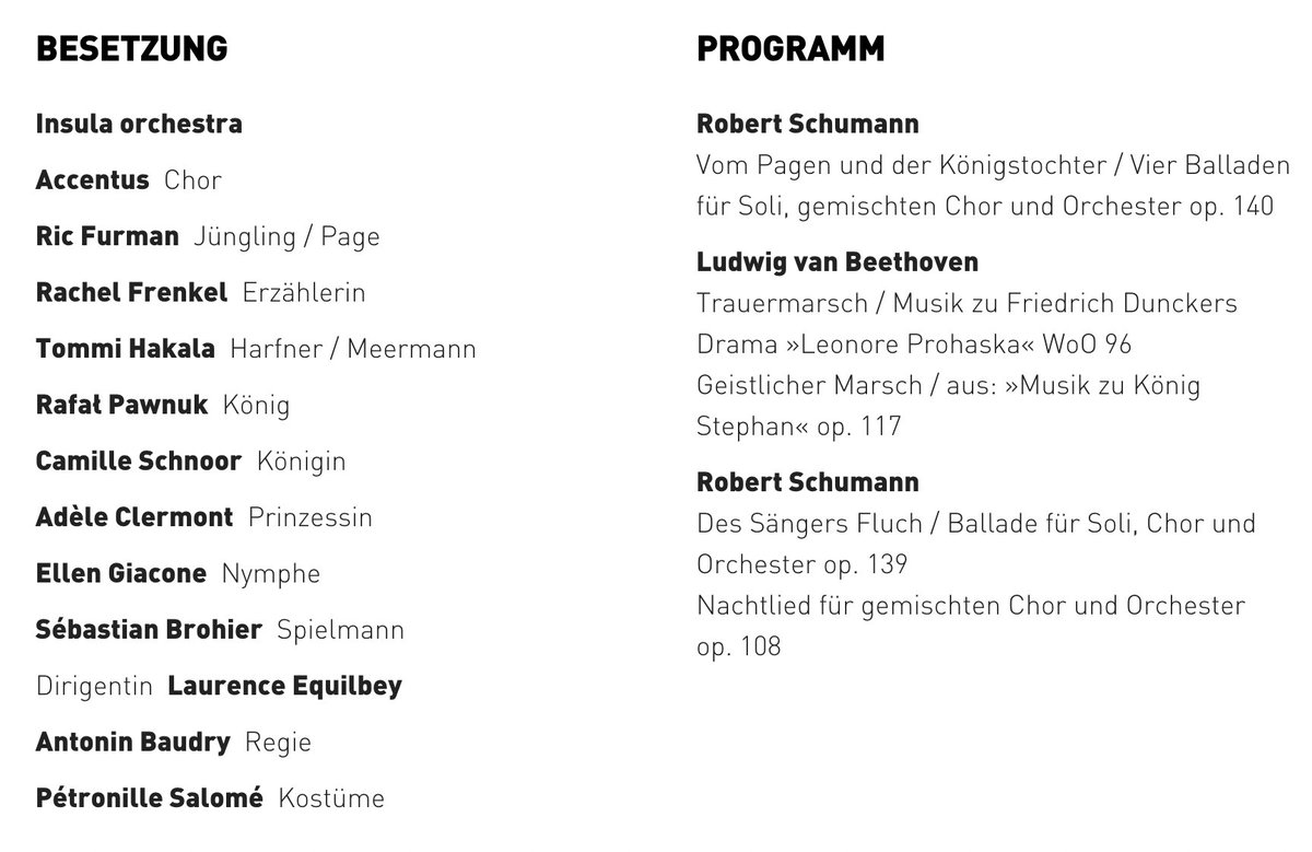 ⭐️ « #Schumann, Chorballaden » 📍#Hamburg #Elbphilharmonie 🇩🇪 Mittwoch, 17. Mai, 20 Uhr ⭐️ @accentus, @InsulaOrchestra, Leitung @Equilbey @elbphilharmonie : elbphilharmonie.de/de/programm/ro… Programm .pdf ⏬ > urlz.fr/lSJh < #InternationalesMusikfestHamburg