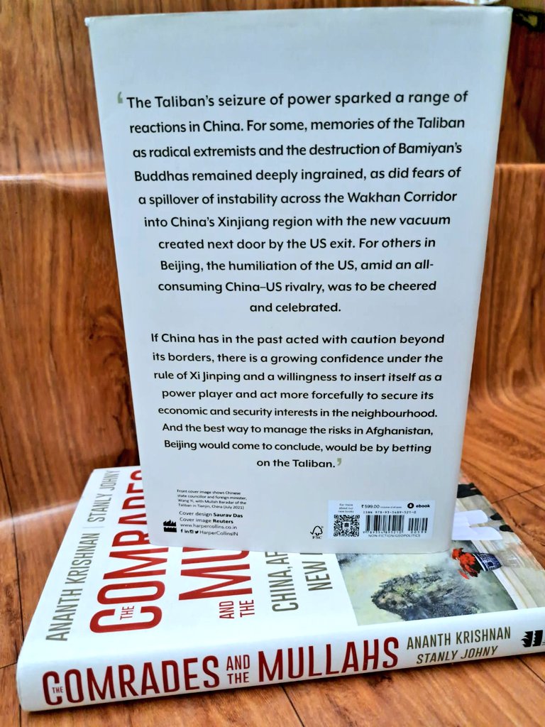 PadhegaIndia_'s tweet photo. #WeekdaysWithPI. Flat 35% Discount.
Presenting the much acclaimed Book : The Comrades and the Mullahs - China, Afghanistan and the New Asian Geopolitics by @ananthkrishnan & @johnstanly.
#PIRecommends #BuyFromPI
#BookTwitter #JusticeForManish
Order 👉 https://t.co/VyjCNh4diM https://t.co/XJ8igrAj5m