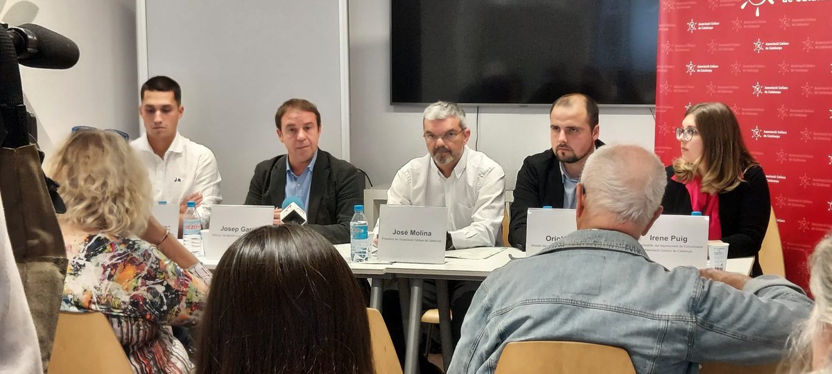 🔊 Avui hem presentat als mitjans, en una roda de premsa, la fira Mediterranean Gluten Free Forum i els hem parlat de les principals reivindicacions del col·lectiu.