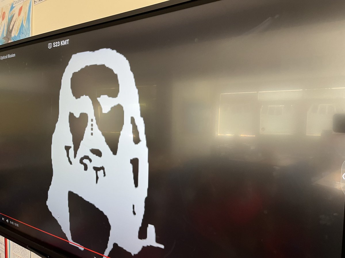 If we can’t see Jesus does that mean he isn’t there? A group of Year 5 children led collective worship this morning and used an optical illusion to demonstrate Jesus is always with us even though we can’t see him #collectiveworship