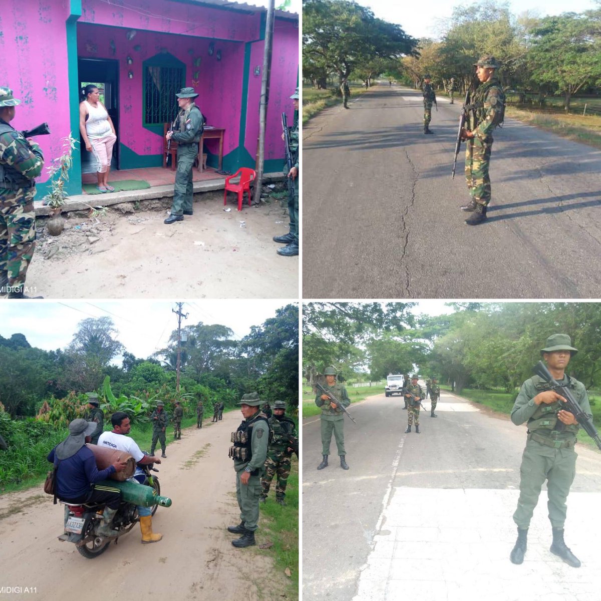 #AsíLoDijo || GJ <a href="/dhernandezlarez/">GJ. Domingo Hernández Lárez</a> #FANB desplegada en el eje fronterizo Apureño en ejercicio de nuestra soberanía e independencia nacional.
#IntegrarEsVencer 
#LeerDescoloniza