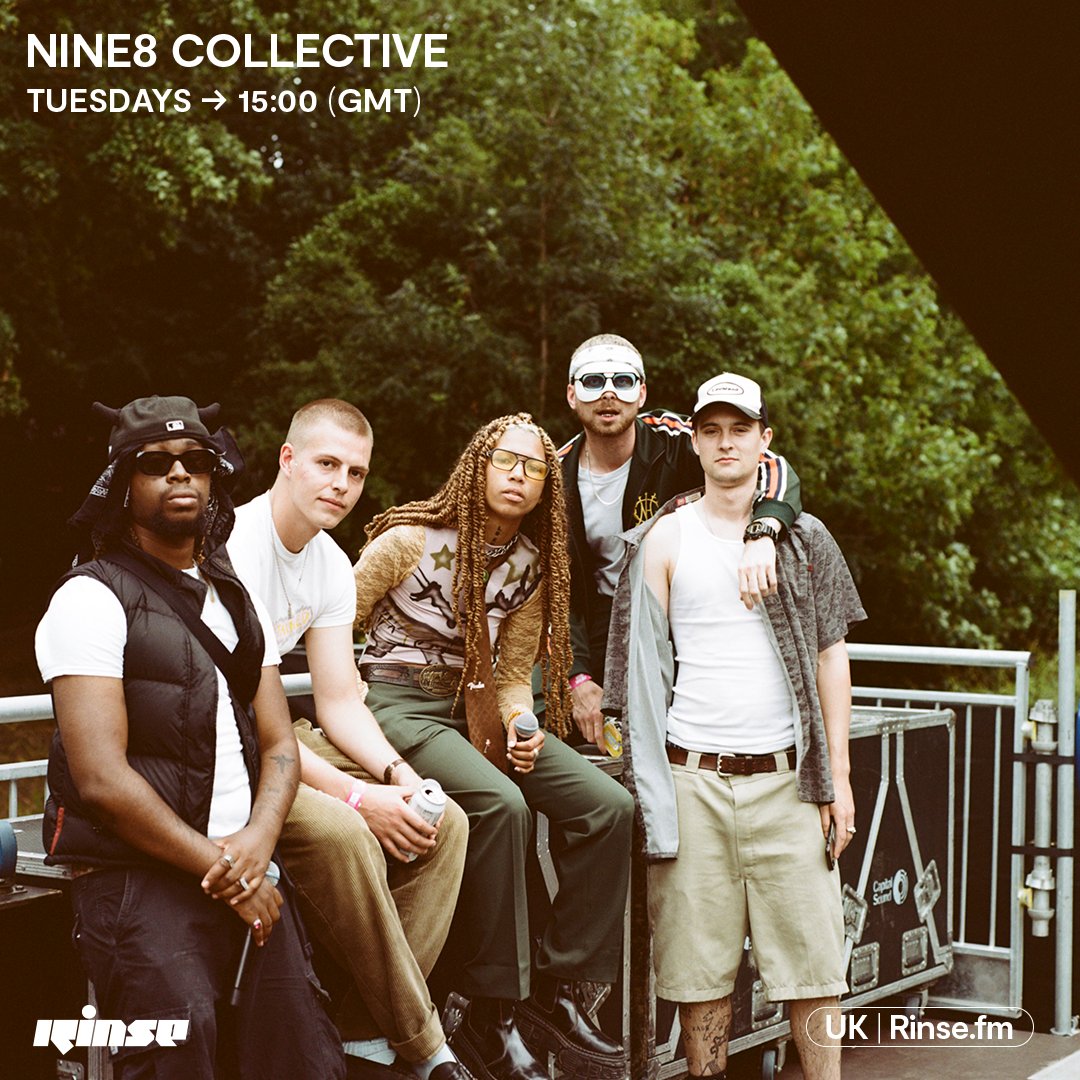 LIVE: it's @NINE8COLLECTIVE on rinse.fm + 106.8FM #RinseFM