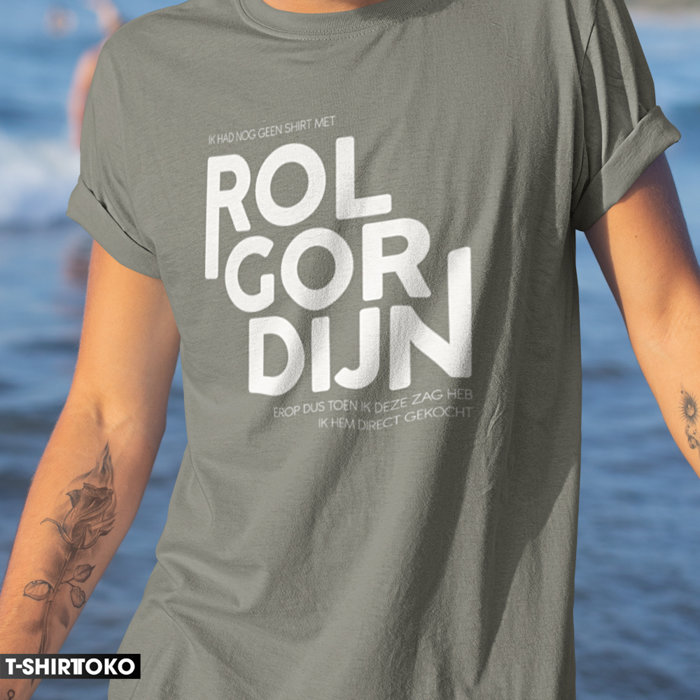 Ik had nog geen shirt met ROLGORDIJN erop dus toen ik deze zag heb ik hem direct gekocht. 

Nog 3 dagen: 𝟭𝟱% 𝗸𝗼𝗿𝘁𝗶𝗻𝗴 𝗼𝗽 𝗵𝗲𝘁 𝗵𝗲𝗹𝗲 𝗮𝘀𝘀𝗼𝗿𝘁𝗶𝗺𝗲𝗻𝘁!

t-shirttoko.myspreadshop.nl/shirt+met+rolg…