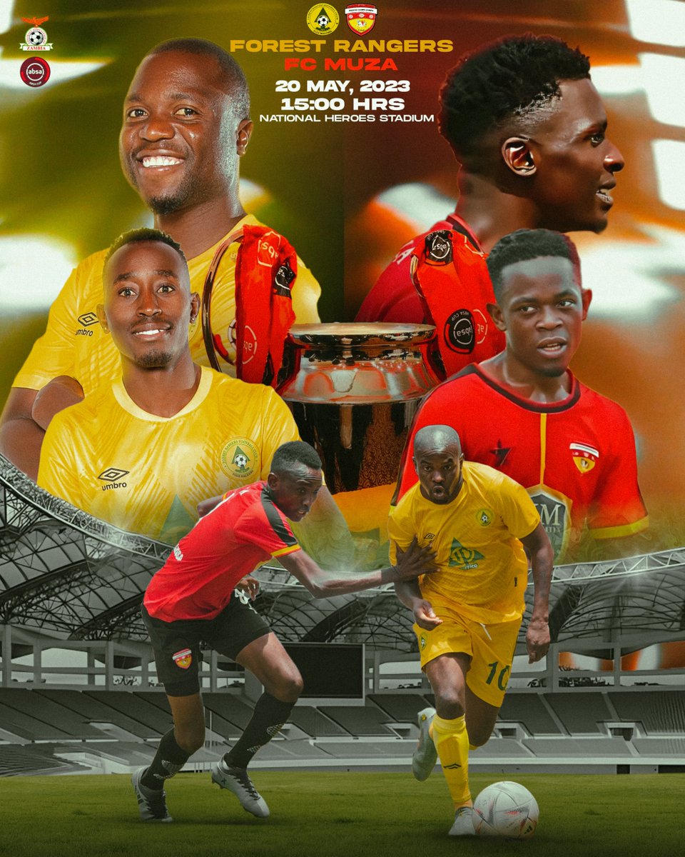 FAZFootball's tweet photo. 4 days left to #Absacup2023 final. Tickets available at Shoprite via CompuTicket from as low as K20! #FORMUZ https://t.co/8J8JglYP6R