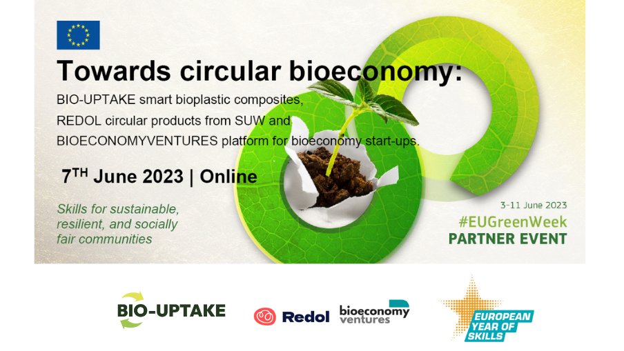 Bio Uptake (@biouptake) on Twitter photo 📢Registration open!
Join our webinar during the #EUGreenWeek  
Along with @Redol_EU and <a href="/BioeconomyV/">BioeconomyVentures</a> we'll present the <a href="/BioUptake/">Bio Uptake</a> project! 
🗓️7th June 2023, 11-12 am
Register here: events.teams.microsoft.com/event/2803d10e…
More info here: bio-uptake-project.eu/news/towards-c… 📢Registration open!
Join our webinar during the #EUGreenWeek  
Along with @Redol_EU and <a href="/BioeconomyV/">BioeconomyVentures</a> we'll present the <a href="/BioUptake/">Bio Uptake</a> project! 
🗓️7th June 2023, 11-12 am
Register here: events.teams.microsoft.com/event/2803d10e…
More info here: bio-uptake-project.eu/news/towards-c…