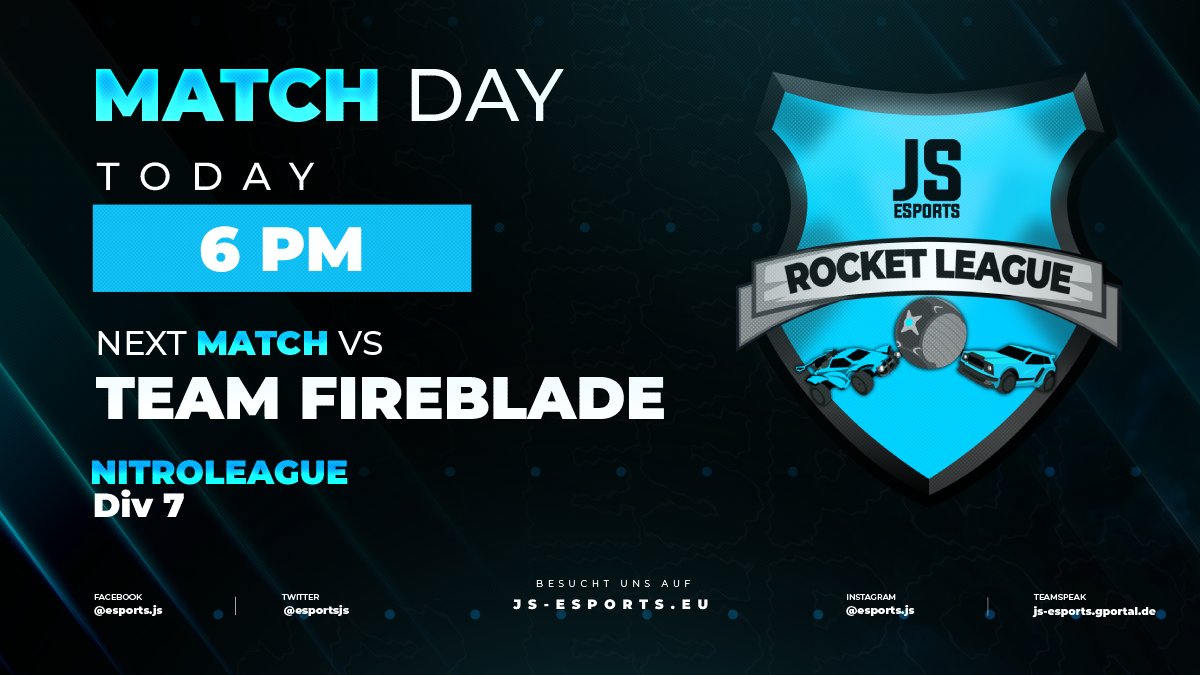 EsportsJs's tweet photo. ๐ข๐ข Matchday for our @RocketLeague Trio within the @NitroLeagueRL Div 7 ๐
#rocketleague #rocketleaguegoals #rocketleaguepc #jsesports #rocketleaguecommunity #esports #rocketleaguegame https://t.co/DnxptfIycr