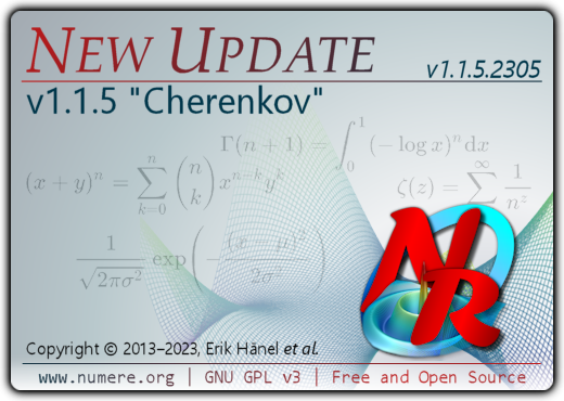 We just published the #release v1.1.5.2305 of #NumeRe! #Winget updates will be available later this day, but you can already download via #SourceForge or #GitHub.

Get it at 
sourceforge.net/projects/numer… 
github.com/numere-org/Num… 
Learn more at en.numere.org/home/news