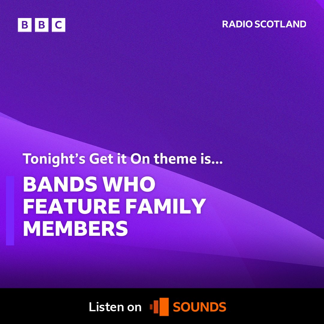 It’s a family affair tonight on  #BBCGetitOn as we’re after the bands who feature family members! 

Oasis had a couple of bickering brothers, where as the Beach Boys were more in harmony and Abba were double dating! 👇