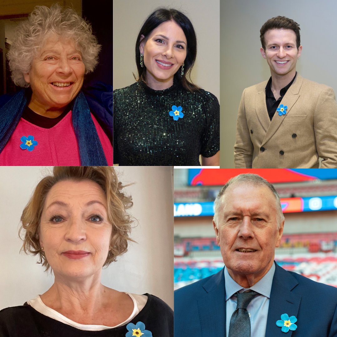 Thank you so much to everyone who has taken part in our Forget Me Not Appeal. Your support means so much to everyone living with dementia.

Our wonderful supporters and ambassadors have been wearing their badges this May 👇

#DementiaActionWeek #DAW2023 #ForgetMeNotAppeal