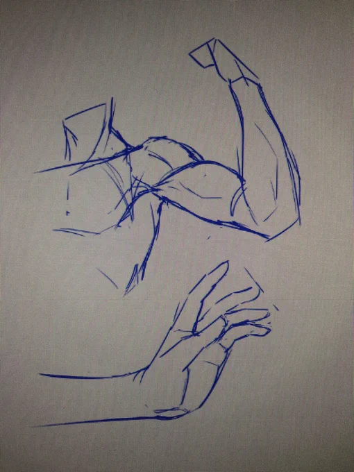定期的に手の描き方練習しとかないとすぐ忘れるんだ