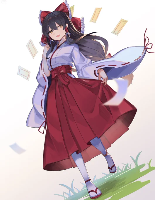 袴霊夢 #東方
