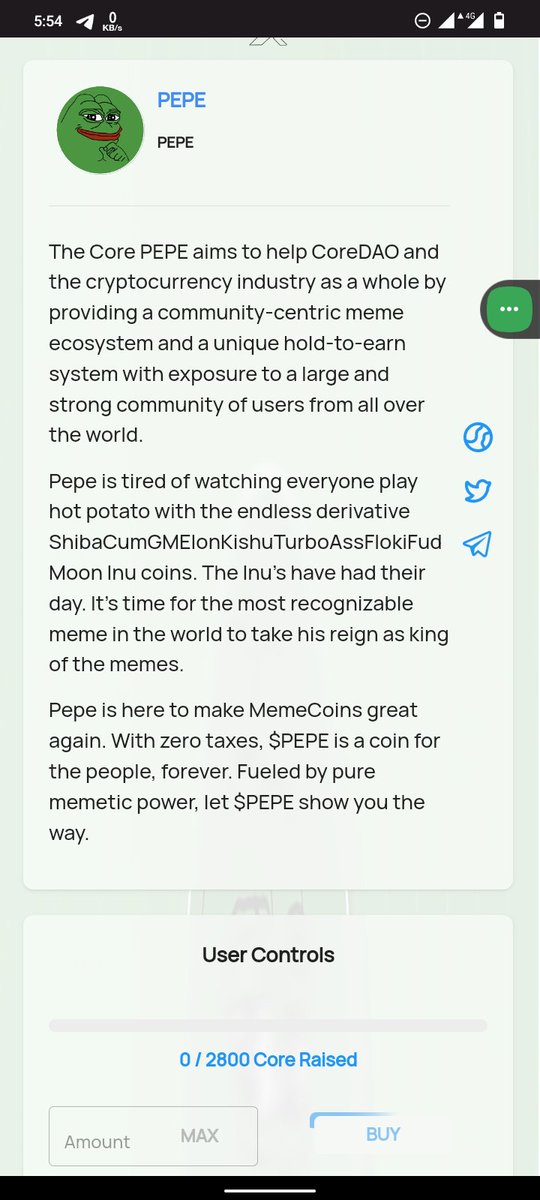 dpr0n1's tweet photo. "🚀 Get in on the ground floor of the hottest lowcap gem on Core Blockchain! 💎🐸 Don't miss your chance to be an early bird investor and reap the benefits with $PEPE. 🌟 Join the #corepepe revolution and secure your spot for massive gains! 📈🤑 #coretokyo #corecoinpepe #core https://t.co/xI2peIXelV