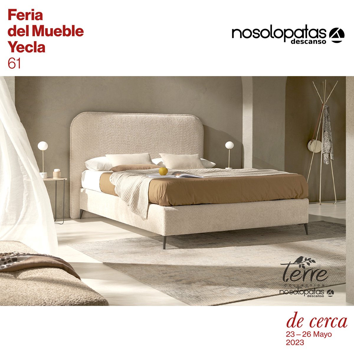 👍 ¡NOSOLOPATAS se une a la 61’ Edición de la FMY! 

NOSOLOPATAS Descanso es una empresa ubicada con una larga trayectoria en el sector del descanso. Fabrican equipamientos completos en descanso y contract en todo el territorio nacional: feriayecla.com/portfolio_page…

📍 Estand CY3-CY4