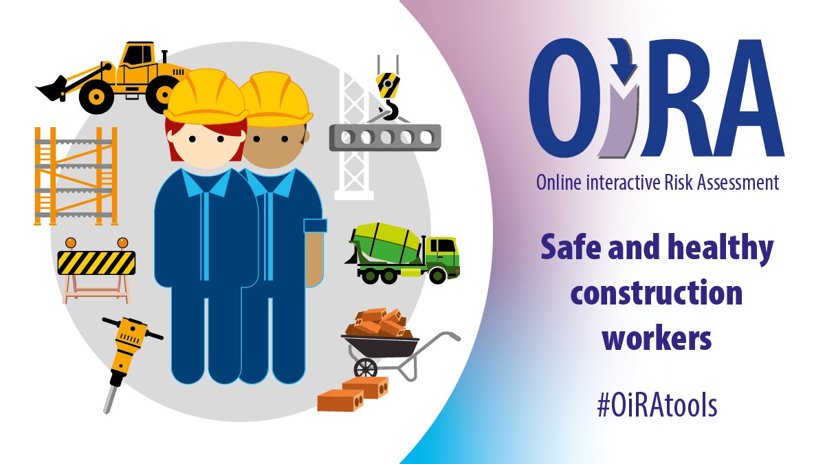 👷‍♂️ Be they roofers or carpenters, plumbers or electricians, #Construction workers are exposed to many #SafetyandHealth risks.

🚧 To help companies carry out proper #RiskAssessments, 23 free-to-use #OiRAtools are now available in various EU countries

osha.europa.eu/en/oshnews/bui…