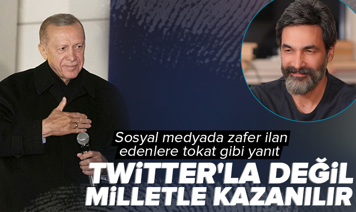 Sanatçı Uğur Işılak, günler öncesinden sosyal medyada sahte zafer ilan edenlere hatırlatmada bulundu: Twitter'la değil, milletle kazanılır! ahaber.im/15p62c_smt