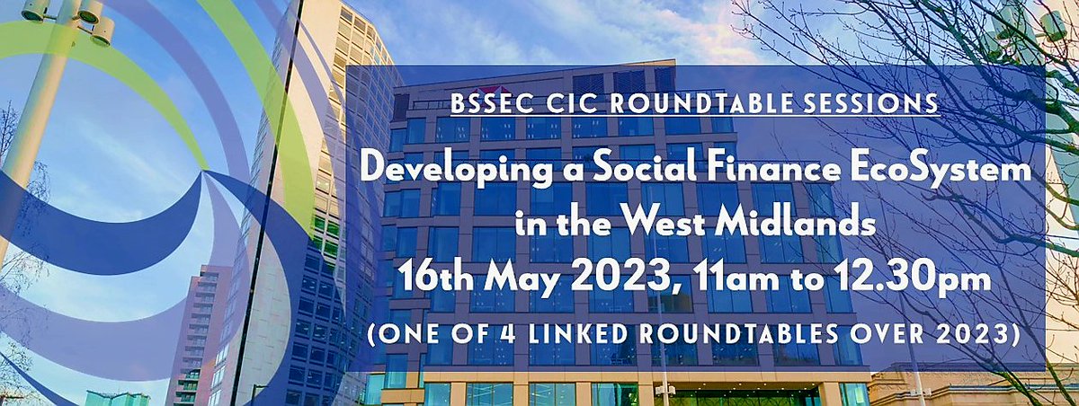 BSSEC_CIC's tweet photo. Today is our 1st2023 Roundtable brilliantly hosted by @CrawleyBeaumont &amp; joined by #socent experts @DevlinGed, @ART_BizLoan, @caroledonnelly @Mel_BigSocCap discussing #SocialFinance #EcoSystems #WestMids

NEWS Subscribe here for BSSEC events ⤵️
https://t.co/Qnpr3UDER7 https://t.co/qcCsJQ4YlZ
