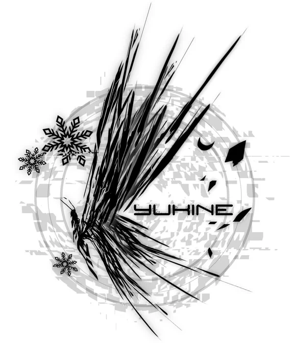 有償依頼にて雪音さん(@ yukine_44 )のロゴを作成しました。(=・ω・)ノ