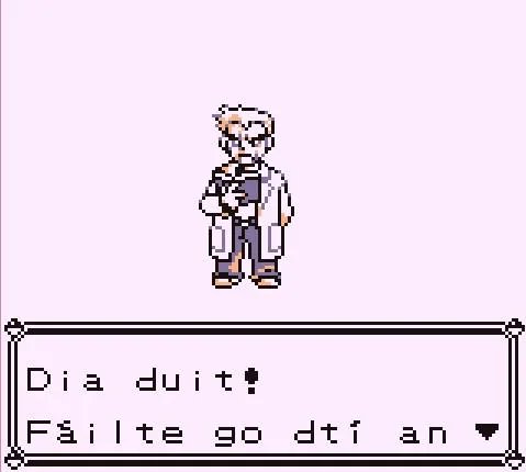 cianmaher0's tweet photo. Some absolute legend translated the Pokémon games into Irish. This is so fucking cool man https://t.co/R1fhzNzYeA https://t.co/YMVlAt2WEM