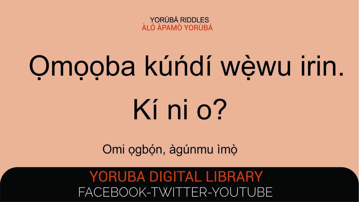 Yorùbá Digital Library tweet media