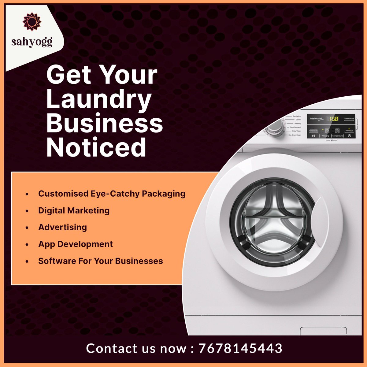 Get your Laundry Business noticed with us!
We are giving customised packages for all your needs. 
Call us now on 076781 45443

#Sahyogg #laundrybusiness #yourguide #laundry #drycleaning #drycleaningservice #foryou #yourlaundrypartner #yourconsultant