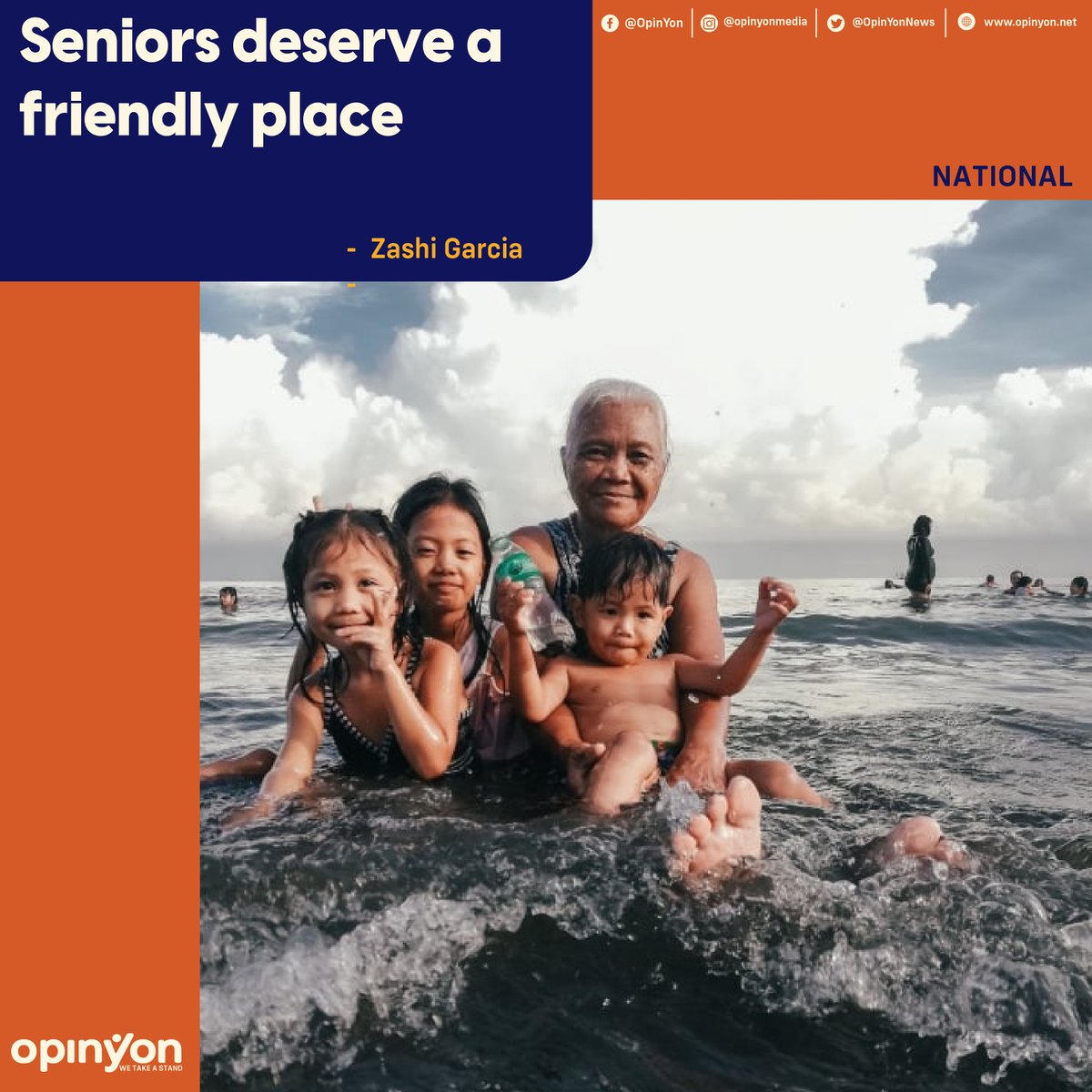 OpinYonNews's tweet photo. Seniors deserve a friendly place
By Zashi Garcia
Read more
https://t.co/4obObsS5Up
#Seniors #Friendly #Place #FriendlyPlace https://t.co/Jl47fh18ji