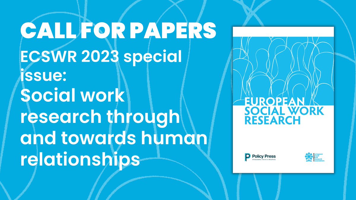 aruesccam's tweet photo. RT ProsperaTedam "RT @ESWRjournal: Did you present your #SocialWork Research at #ECSWR2023? We want to hear from you! We’re calling for submissions to a special issue based on the conference themes.  Deadline: 26 May  https://t.co/ouYqqJ6j6d… #SWresearch https://t.co/j6i6SvMdZ6"