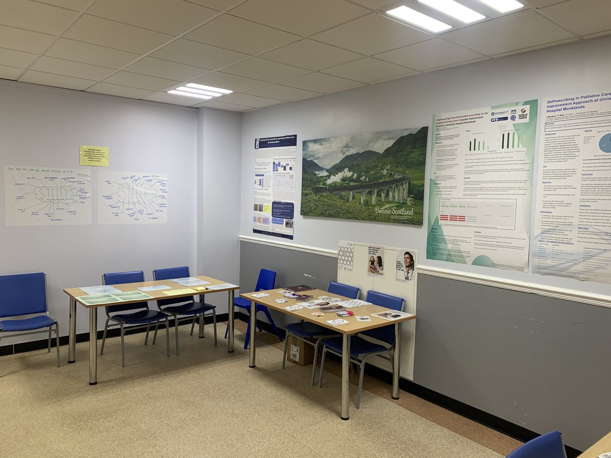 Jenniferbaill14's tweet photo. Why not encourage your team/colleagues to take 10 mins today to visit UHM Qi poster wall at the entrance and canteen, To learn, be inspired and share great ideas that have been tried and tested. #thepowerofspread #yourturnnext #LQAWEEK2023 @UHMonklands @NHSLanarkshire @nhsl_lqa https://t.co/8feLw3rvUa