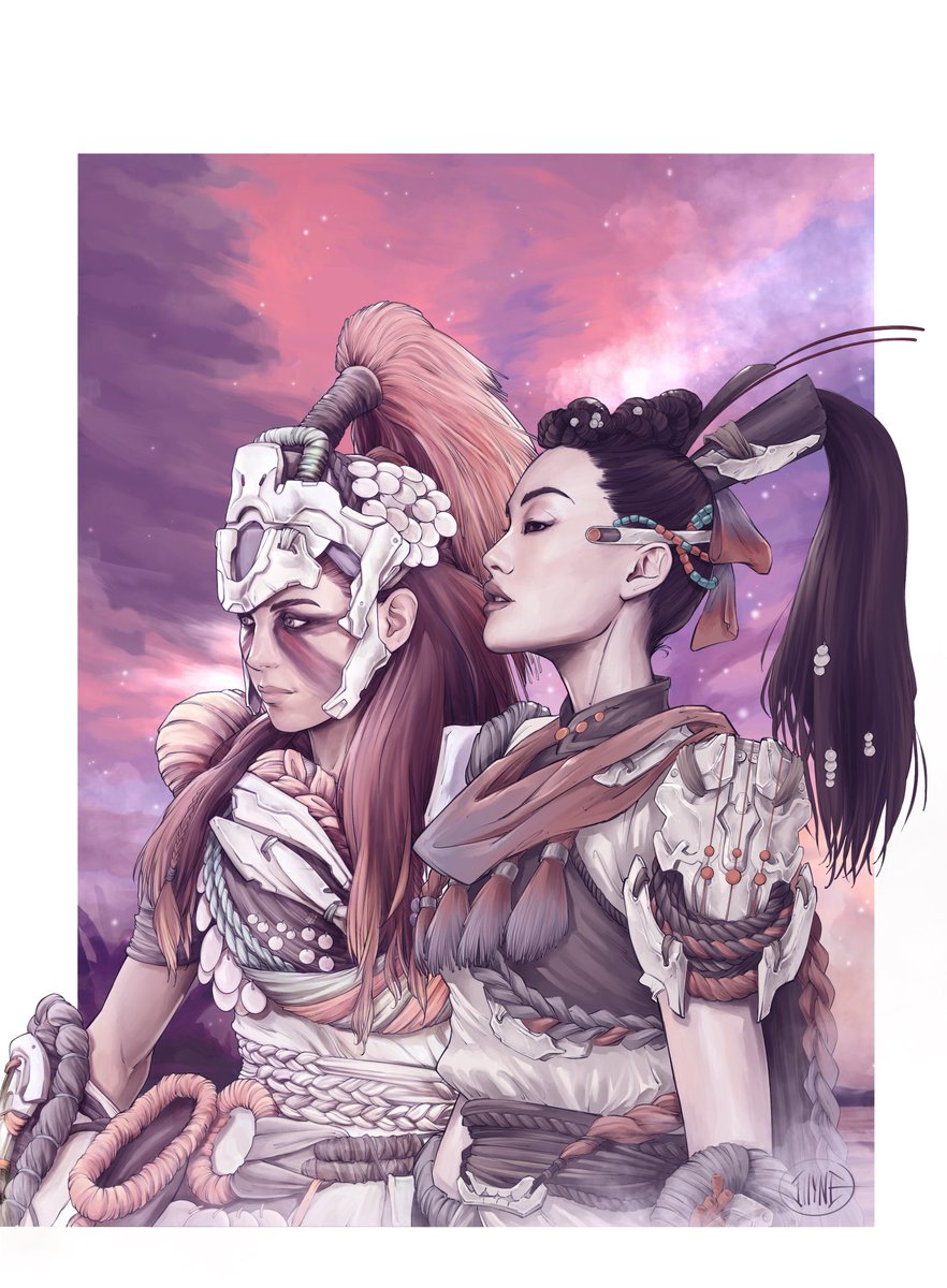 Aloy and Seyka ❤️

#HorizonForbiddenWest #BurningShores fanart by me.

<a href="/Guerrilla/">Guerrilla</a>  

#BeyondTheHorizon #totheshores #horizonzerodawn
(Ps: this account is a new one. Pls follow 😚)