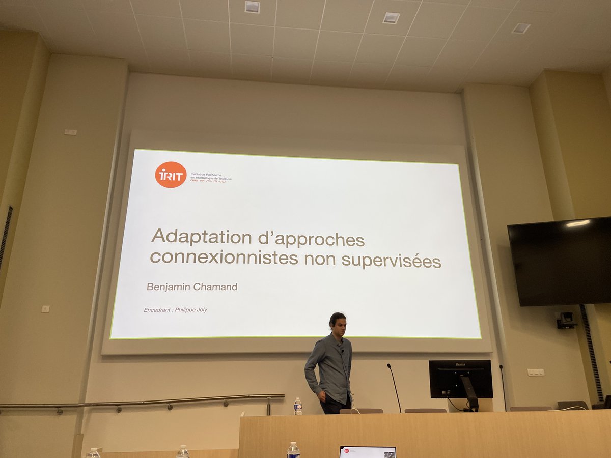 Soutenance du doctorat <a href="/UT3PaulSabatier/">UT3 Paul Sabatier</a> <a href="/IRIToulouse/">IRIToulouse</a> Benjamin Chamand intitulé "Adaptation d'approches connexionnistes non supervisées pour l'analyse de contenus d'images et de sons" débute univ-tlse3-fr.zoom.us/j/96839295266