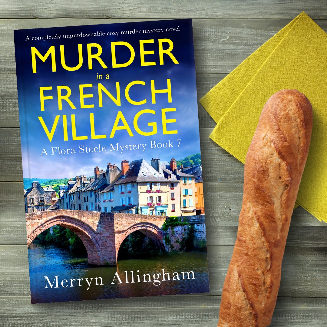We're delighted to reveal the cover for Book 7 in the completely unputdownable Flora Steele Mystery series by <a href="/MerrynWrites/">Merryn Allingham</a>. Murder in a French Village is out October 30th and available to pre-order now!

geni.us/B0C53HLVP6cover