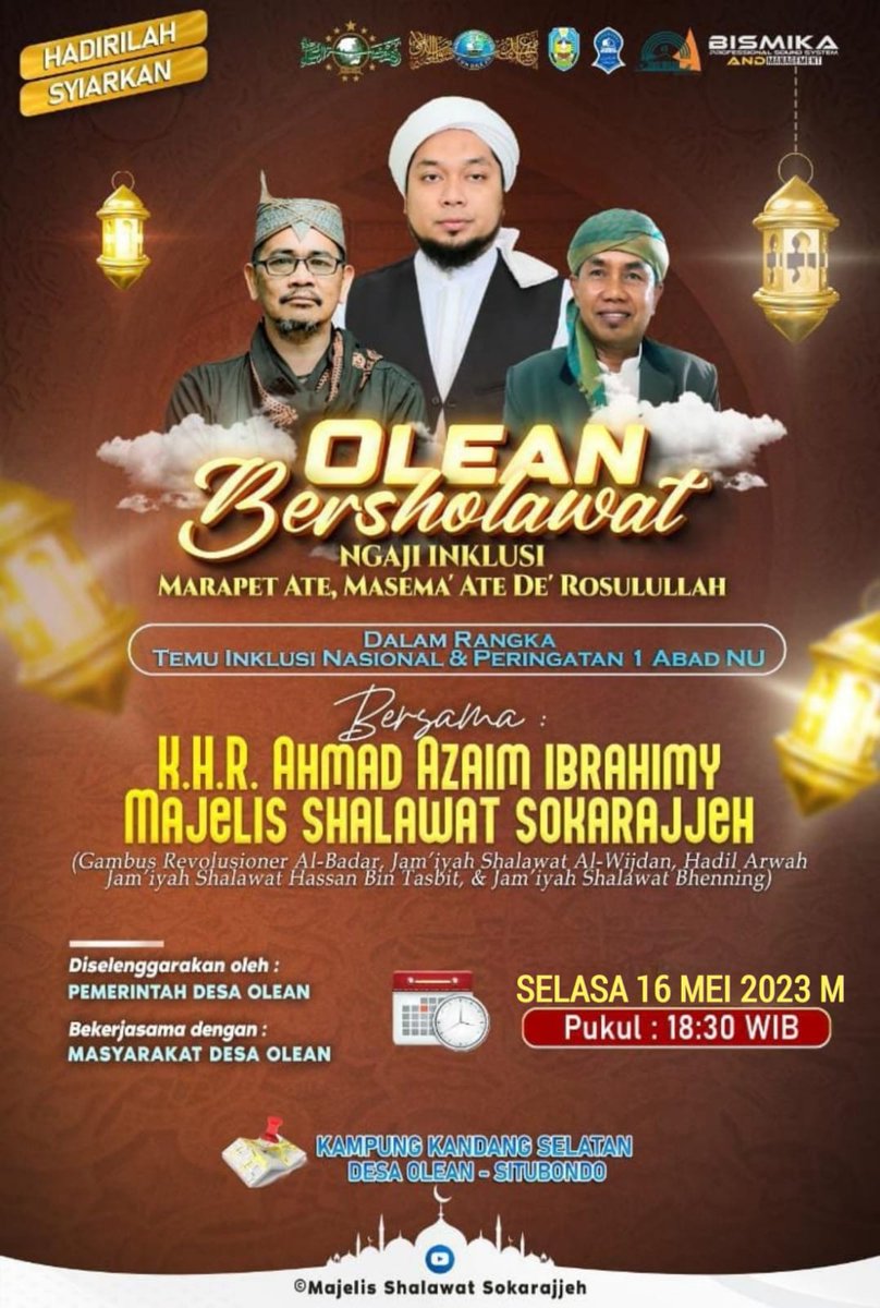 Nanti malam ngapain? Nobar Sepakbola Final Sea Games? Gabung aja di Ngaji Inklusi bareng Majelis Sholawat Bhenning #ngajiinklusi #temuinklusi2023