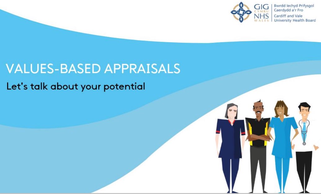 Enjoyed delivering my first online session for Values Based Appraisals yesterday. Such an important, ongoing conversation! Great group, lots of questions and feedback! @CV_UHB @CAV_ECOD