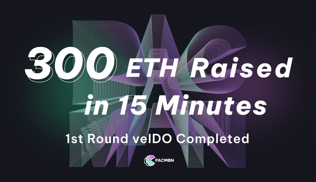 _pacmanfinance's tweet photo. 300 ETH been filled in just 15 minutes. 💙

Round 1 completed, waiting for Round 2 and Round 3. Cheers all. 🫡 https://t.co/GoFeyXeDgr