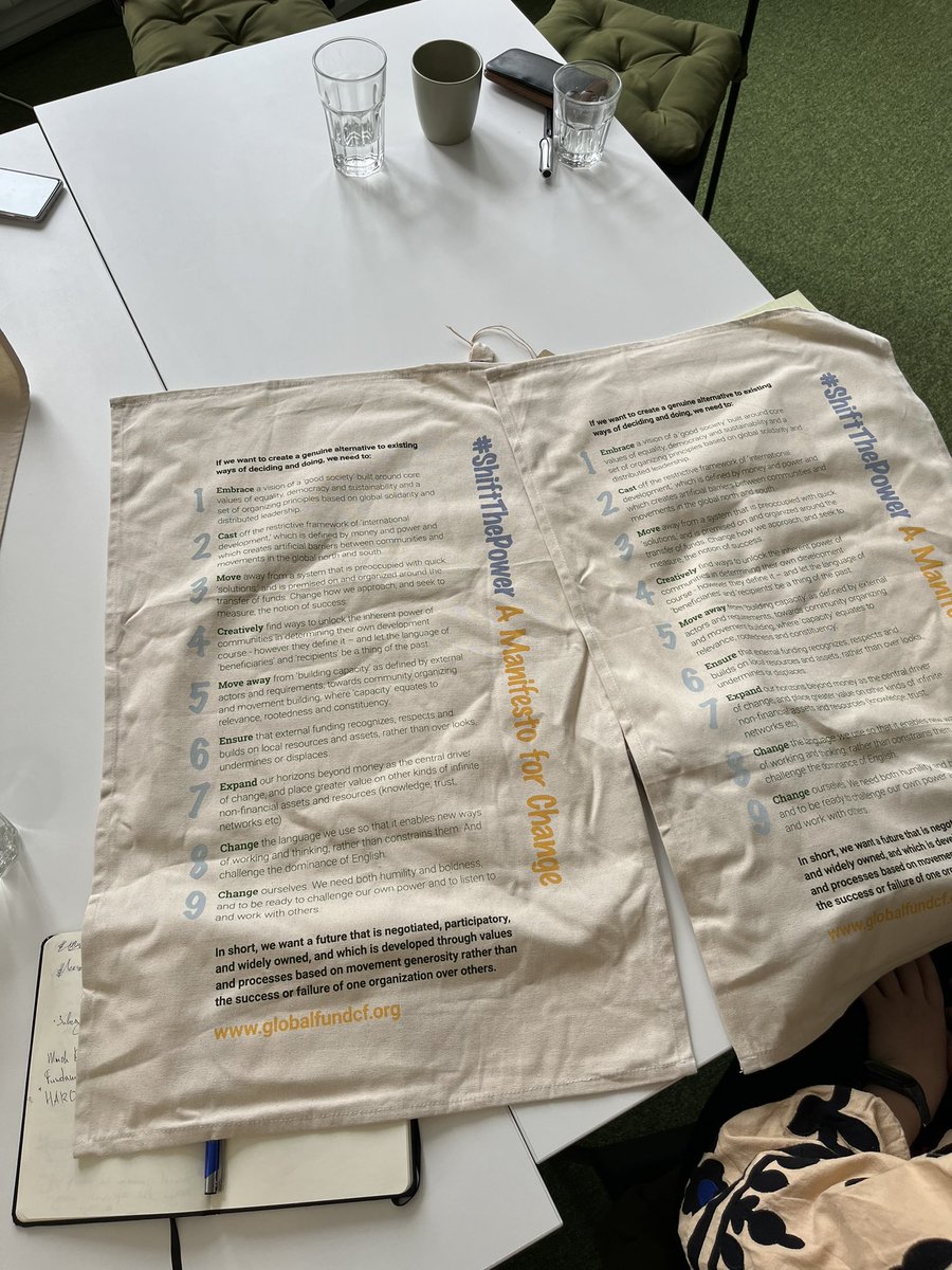 A Manifesto for Change to locate  at home and think about #localisation in daily basis