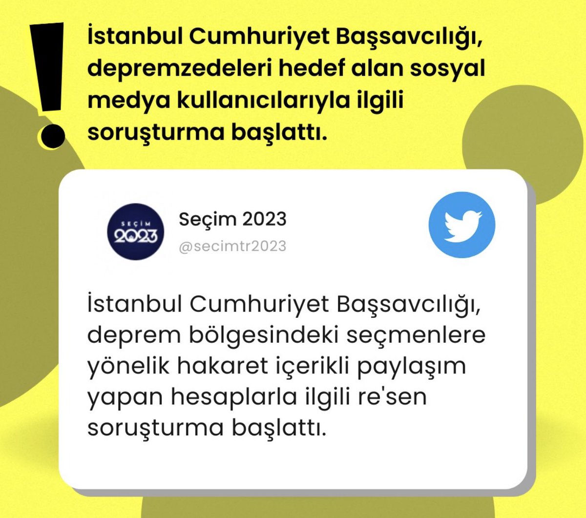 av__ademay's tweet photo. İşte Demokrasi Şöleni…

Önce insan olun insan…

Seçme de seçilme de Anayasa tarafından güvence altına alınmış bir haktır. Buna rağmen depremzedelere karşı bu kadar vicdansızca yapılan açıklamaların hiçbir izahı yoktur…

Size ne deprem bölgesinde kim kime  oy vermiş…#2023secim https://t.co/QQgiQr1Ja4