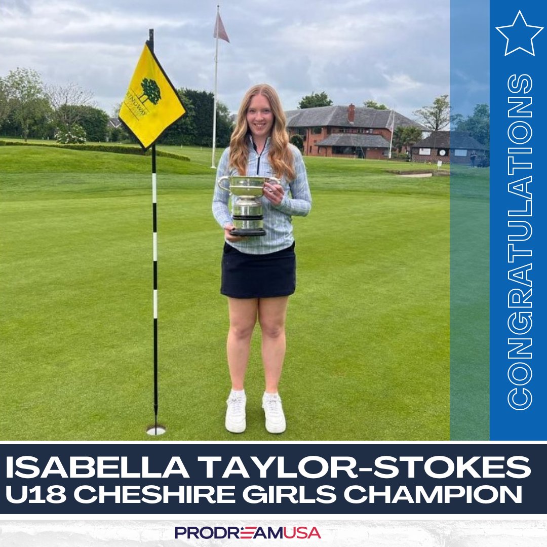 Congratulations to ProDreamUSA Fall 2025 Client Isabella Taylor-Stokes who won the U18 Cheshire Girls Championship last weekend.

We look forward to seeing Isabella's exciting progress as she continues her 2023 season.