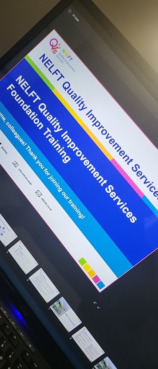 Really excited to be presenting our very first 3.5hr Foundation Training. This training was fully redesigned and shortened from staff feedback #whatmatterstoyou because you wanted us to release time to care 😊 @nelftqis @QiotTrisha @LingerClare @RoisinMcguill @Chrissie_QI