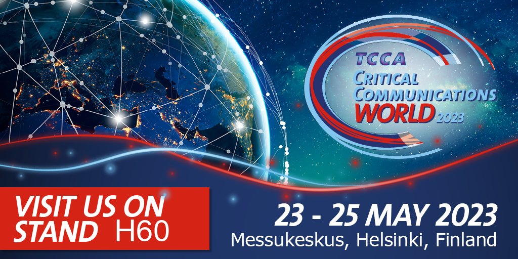 This year the world's leading critical communications event Critical Communications World will be held in Helsinki, Finland!

We are there at the Critical Communications Finland pavilion, come meet us at stand H60!

@CritCommsSeries #CCW23 #TougMobile2 #missioncriticaldevices https://t.co/1DWu7nfz5o
