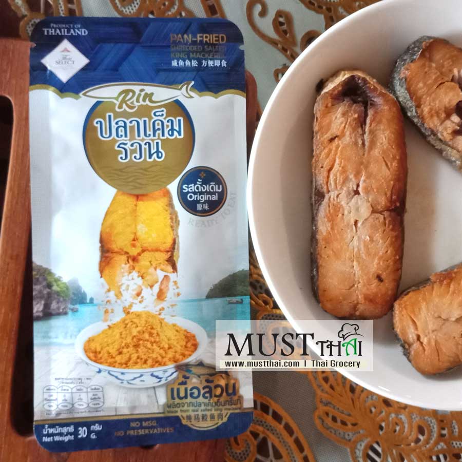 MustThaigrocery's tweet image. #salted #kingmackerel #fishflakes🐟Pan-fried #saltedmackerel is not Chili Paste. Salted Spanish #mackerels rare #traditional food. Tasty, and #readytoeat #thaifood #traditionalfood #thaiproducts #mustthai #groceryonline #thaigrocery #groceryshopping🛒

mustthai.com/salted-king-ma…