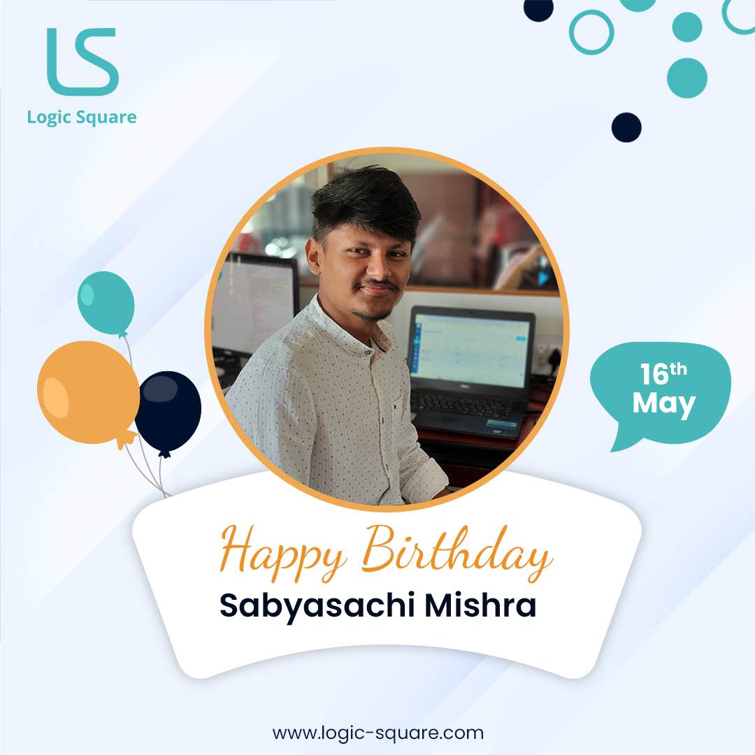 #HappyBirthday to our amazing colleague
 Sabyasachi Mishra! 🎉

May your day be filled with joy, laughter, and all your favourite things. Here's to a wonderful year ahead! 🎉🎂🎈

#BirthdaySurprise #OfficeParty #CakeTime #logicsquare