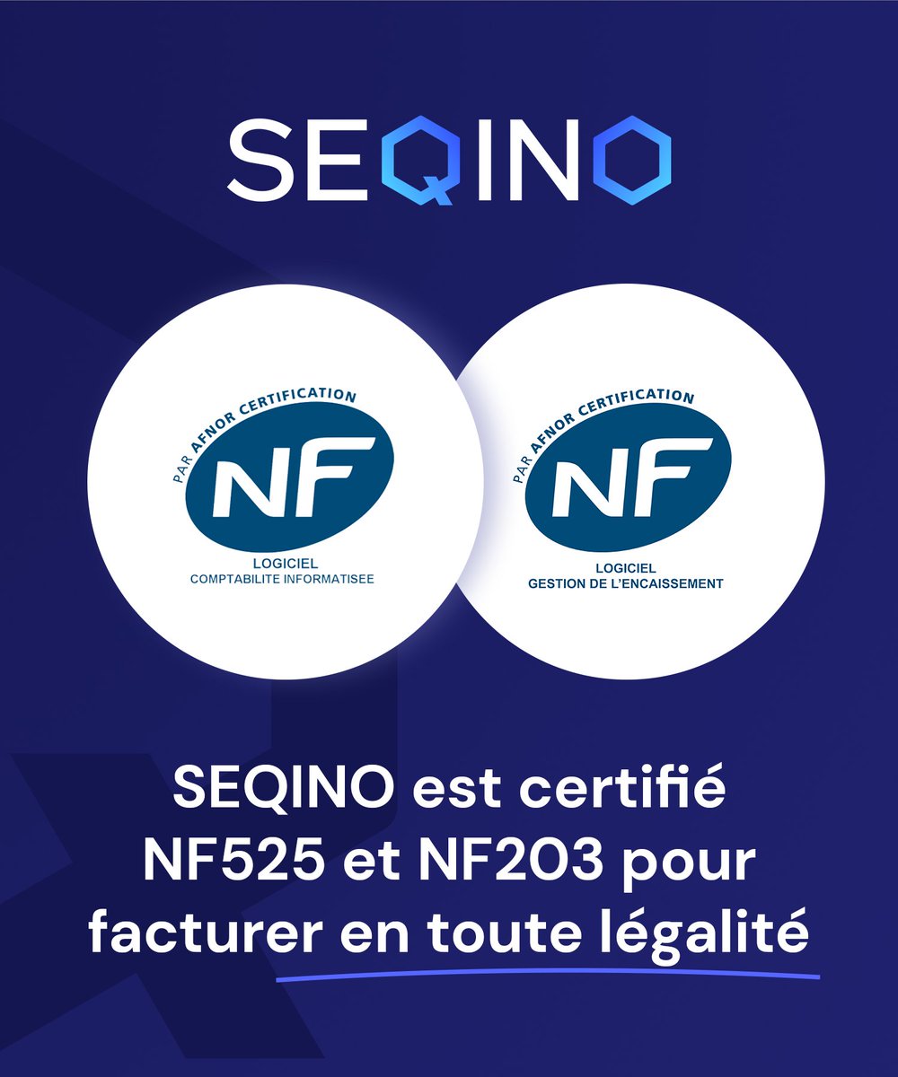 SEQINO — Plateforme Agréée tweet media