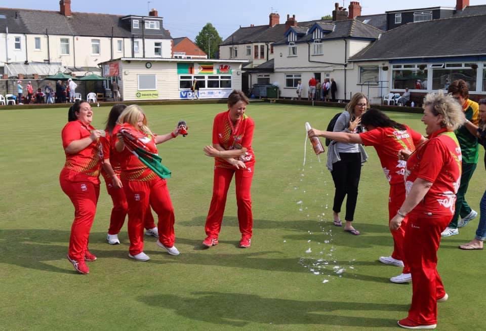 BowlsWales's tweet photo. ⏮️ THROWBACK
Four years ago today the Welsh women’s fours won a Gold Medal at the Atlantic Championships held in Cardiff 🥇 https://t.co/irlEOVLEVT
