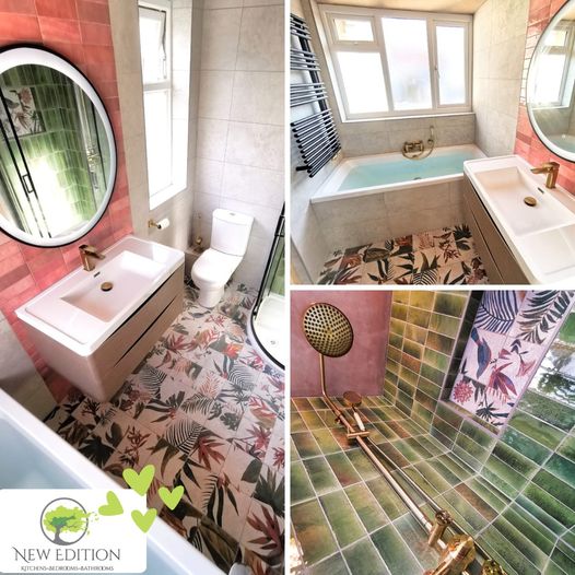 At @NewEditionLtd Colwyn Bay, we are here to help you to transform your bathroom from a simple functional space into one you simply love spending time in. Here’s a bathroom we’ve recently completed in Old Colwyn, and we absolutely love it!💚#bathrooms #NorthWales