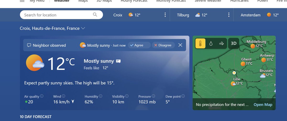Florian on Twitter "First time i see that in MSN weather."