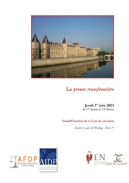 [Conférence] 01/06 | La preuve transfrontière.  <a href="/francepenal/">France pénal</a> <a href="/Courdecassation/">Cour de cassation</a> univ-droit.fr/actualites-de-…
